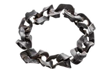 Broken metal chain graphic highlights the fragility of bonds and the consequences of separation