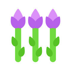 Asparagus icon vector image. Suitable for mobile apps, web apps and print media.