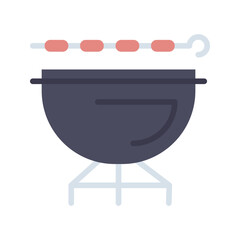 Barbecue Party icon vector image. Suitable for mobile apps, web apps and print media.