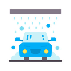 Car Wash icon vector image. Suitable for mobile apps, web apps and print media.