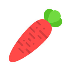 Carrot icon vector image. Suitable for mobile apps, web apps and print media.