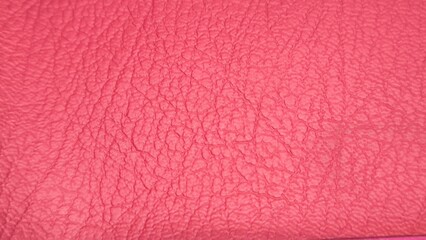 Fototapeta premium Red leather texture for making bags or accessories
