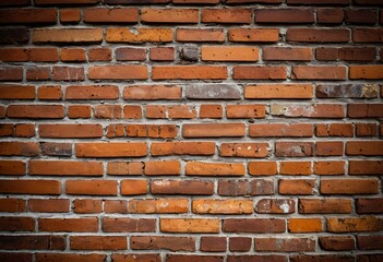 Obraz premium A brick wall with a brick floor in front of it.