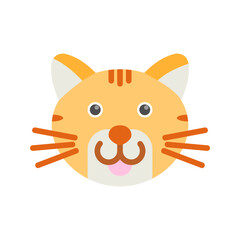 Cat Face icon vector image. Suitable for mobile apps, web apps and print media.