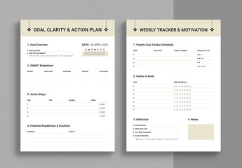 Goal Clarity And Action Planner Template