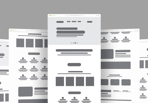 Wireframe for Healthcare Ui Design