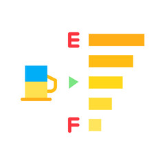 Fuel Consumption icon vector image. Suitable for mobile apps, web apps and print media.