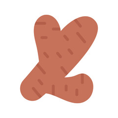 Ginger icon vector image. Suitable for mobile apps, web apps and print media.