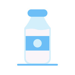 Milk Bottle icon vector image. Suitable for mobile apps, web apps and print media.