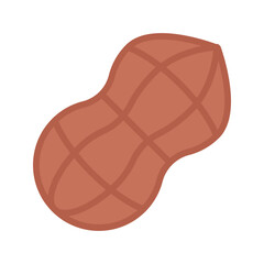 Peanut icon vector image. Suitable for mobile apps, web apps and print media.