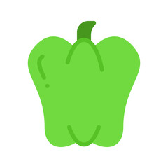 Pepper icon vector image. Suitable for mobile apps, web apps and print media.