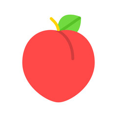 Plum icon vector image. Suitable for mobile apps, web apps and print media.