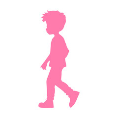pink boy child icon
