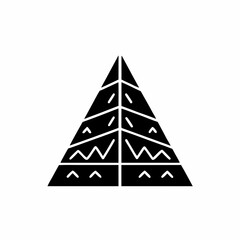 Fototapeta premium creative details Pyramid Icon Vector Illustration