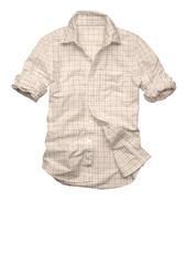 Fototapeta premium Mens Casual Button Down Shirt Long Sleeve Plaid Textured Shirts Turndown Collar Slim Fit