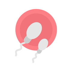 Sperm icon vector image. Suitable for mobile apps, web apps and print media.