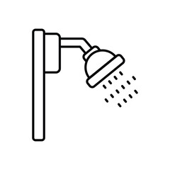 Shower  icon vector stock illustration
