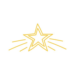 Gold Doodle Star