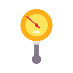 Tyre Air Pressure Checker icon vector image. Suitable for mobile apps, web apps and print media.