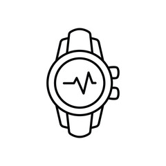 Fitness Tracking icon vector stock illustration