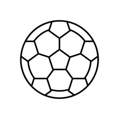 Fototapeta premium Soccer Ball icon vector stock illustration