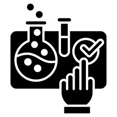 Obraz premium Lab Booking Icon