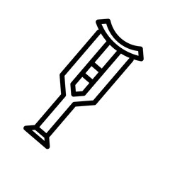 Arm pit cruches icon 