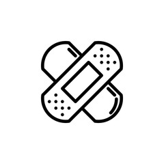 wound plaster icon