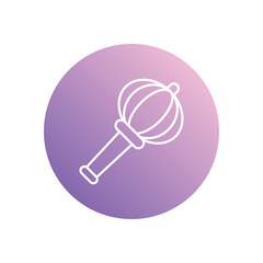 Gada icon vector stock illustration