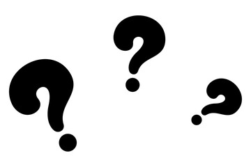 はてな、疑問、クエスチョン、イラスト