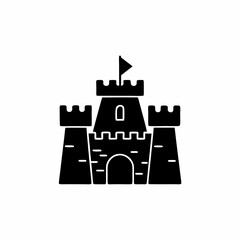 Fototapeta premium creative details Castle Icon Vector Illustration