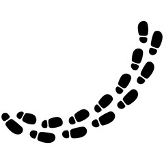 Footprint Shoes Silhouette