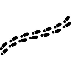 Footprint Shoes Silhouette