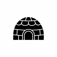 creative details Igloo Icon Vector Illustration