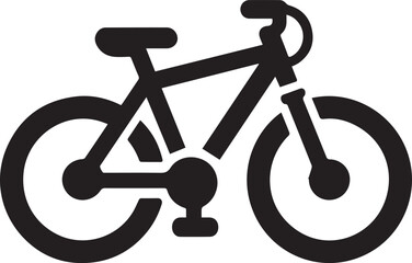 Shadowed Streets Black Bike VectorsInk Fusion Dark Bicycle Illustrations
