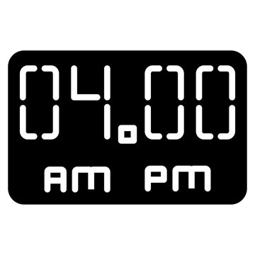 Digital Clock Icon