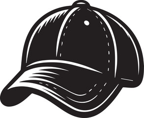 beautiful black Cap vector silhouette art this is an editable and printable vector eps file
