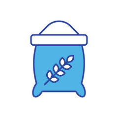 Flour icon vector stock illustration