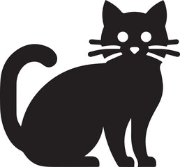 A Cat Vector Art Illustration EPS File
