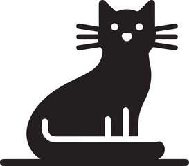 A Cat Vector Art Illustration EPS File
