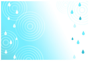 梅雨　背景素材