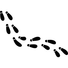 Footprint Shoes Silhouette