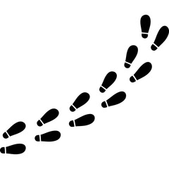 Footprint Shoes Silhouette