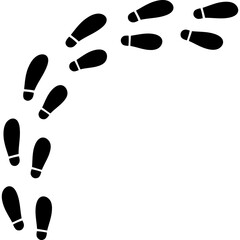 Footprint Shoes Silhouette