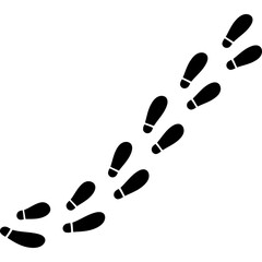Footprint Shoes Silhouette