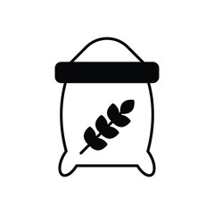 Flour icon vector stock illustration