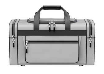 Sport duffle travel bag isolated on white background - 3D illustration
