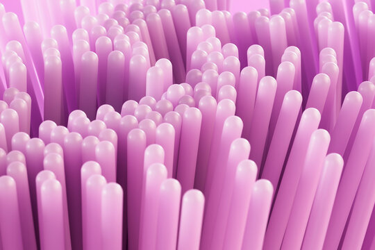 Abstract close-up of purple textured straps with a vibrant and modern design