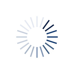 Obraz premium loading icon, flat, design, vector, illustrations, education, style, trendy, collections