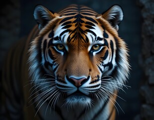 Naklejka premium portrait of a tiger